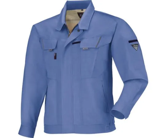 65-8488-11 Long Sleeve Blouson Blue 3L 7564-40-3L