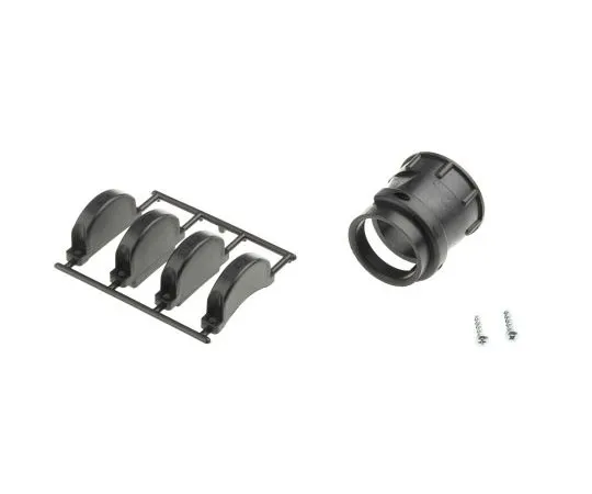 63-4734-07 TE Connectivity Cable Clamp Black Screw Thermoplastic Cable Clamp, 28.58mm Max. Bundle 206512-5