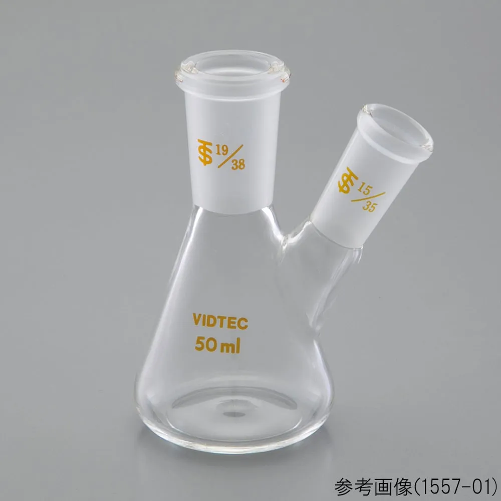 65-6819-69 Two-necked Erlenmeyer Flask 50 mL 19/38-15/35 1557-01