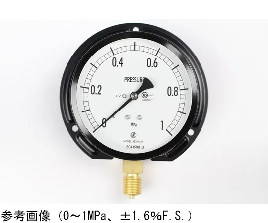65-4287-44-20 Normal Pressure Gauge (Φ100) Vertical B Frame for Heat and Vibration Resistance with 0.6 MPa Inspection Certificate AE20-231