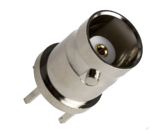 63-4874-52 RS Pro Straight 50Ω PCB Mount BNC Connector, jack, Nickel, Through Hole Termination 546-4027