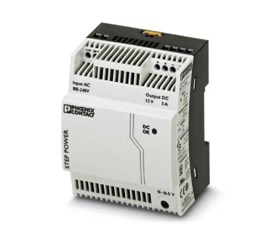 63-4927-55 Phoenix Contact, STEP-PS/1AC/12DC/5 PSU, 12V dc Output Voltage, 5A output current 2868583