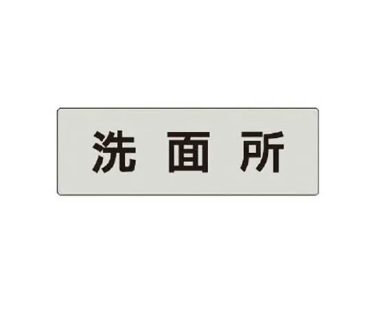 62-0343-08　［Discontinued］Room Name Display Plate, Orthopedic, Acrylic (Gray) 80 x 240 x 3 Thickness　RS43