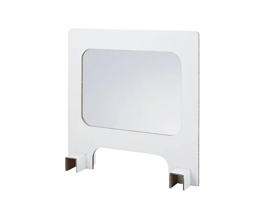 64-7717-05　［Discontinued］corrugated cardboard Paper Partition 1-sided Type 600 mm Width 5 pcs Set White　PSI-PTCB01WH