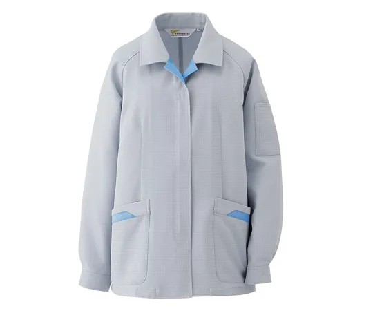65-1264-06 Ladies Work Clothes, VERDEXCEL Smock Silver Gray 7 VEL71-UE-7 VEL71-UE-7