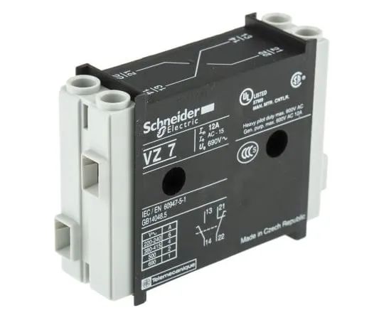 63-4747-57 Schneider Electric VZ7, NO/NC (2), Auxiliary Contact VZ7