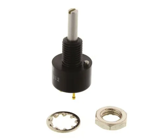 63-4765-79 Vishay 1 Gang Rotary Wirewound Potentiometer with a 3.18 mm Dia. Shaft, 10kΩ, ±5%, 2W, Linear 140B00103B10 140B00103B10