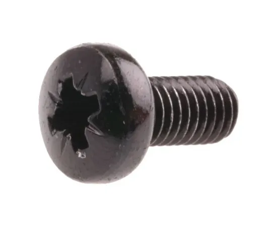 63-4816-83 RS Pro, M5 Pan Head, 10mm Steel Pozidriv Black Zinc Passivated0.8 483-1000