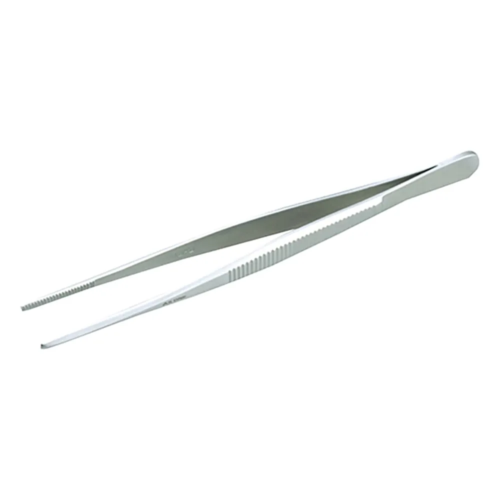 2-527-11 Tweezers Without Hook Straight 130mm No.1
