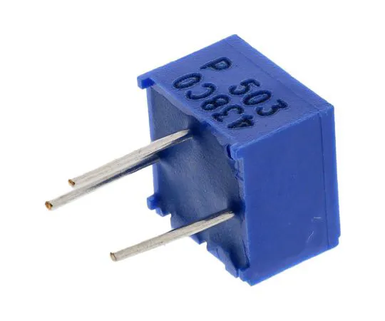 63-4851-41 50kΩ Through Hole Trimmer Potentiometer 0.5W Top Adjust Bourns 3362 Series 3362P-1-503LF