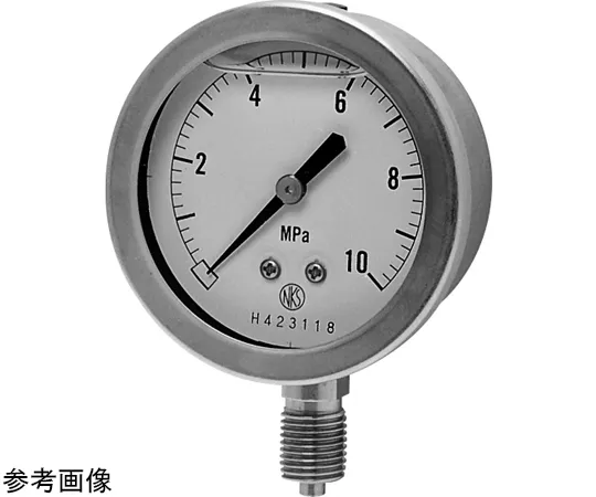 69-3941-23 φ100 Pressure Meter Pressure Meter with Glycerin GV42 G3/8B B Frame GV42-233-0.1-0.1MPA