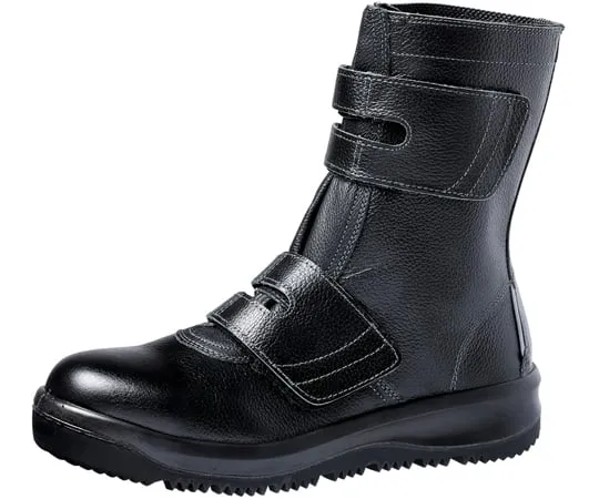 67-6616-90 JIS Standard Anti-Slip Safety Shoes Long Top All-Rounder Black 23.5 cm ARD235N-BK-23.5
