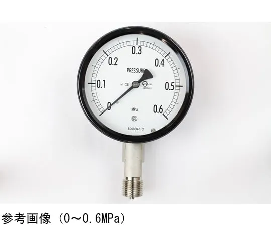 65-4304-26-20 Sealed Pressure Gauge (100Φ) Vertical A Frame for Steam with 0.6 MPa with Inspection Certificate BE12-143