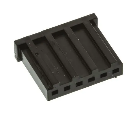 63-4739-61 TE Connectivity AMPMODU MOD II Female Connector Housing, 2.54mm Pitch, 6 Way, 1 Row 280360
