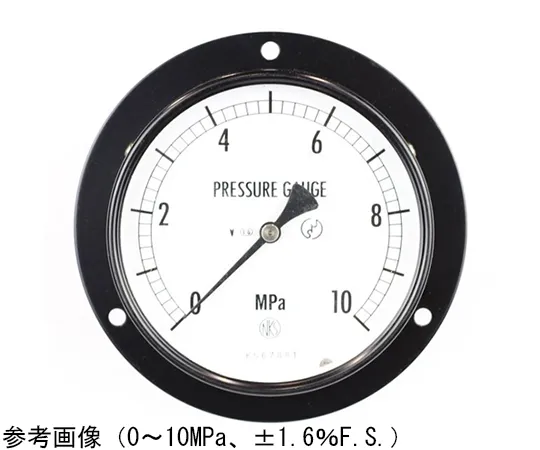 65-4282-48 Normal Pressure Gauge (Φ100) Embedded D Frame (Mounting Hole) for Vibration Resistance 1.5 MPa AE15-241