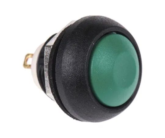 63-4775-80 APEM Single Pole Single Throw (SPST) Momentary Push Button Switch, IP67, 13.6 (Dia.)mm, Snap-In, 32V ac ISR3SAD300