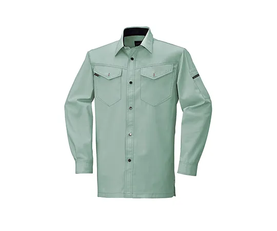 63-1805-12　［Discontinued］Long Sleeve Shirt Earth Green　6805-23-S