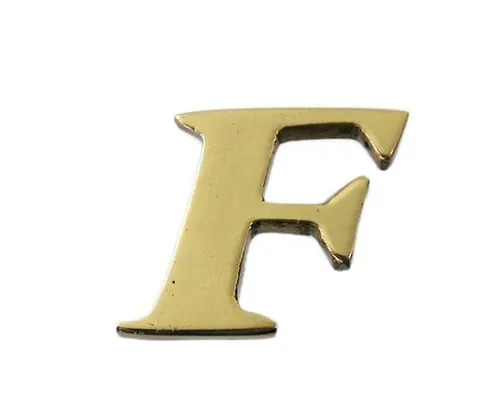 61-7430-56 Brass Gold Characters Large Characters F QL20-F