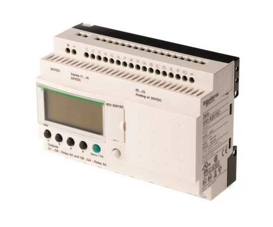 63-4806-19 Schneider Electric Zelio Logic Module, 24 V dc Relay, 16 x Input, 10 x Output With Display SR3B261BD