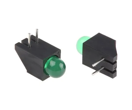 63-4804-22 Kingbright L-1503CB/1GD, Green Right Angle PCB LED Indicator, Through Hole 2.5 V L-1503CB/1GD