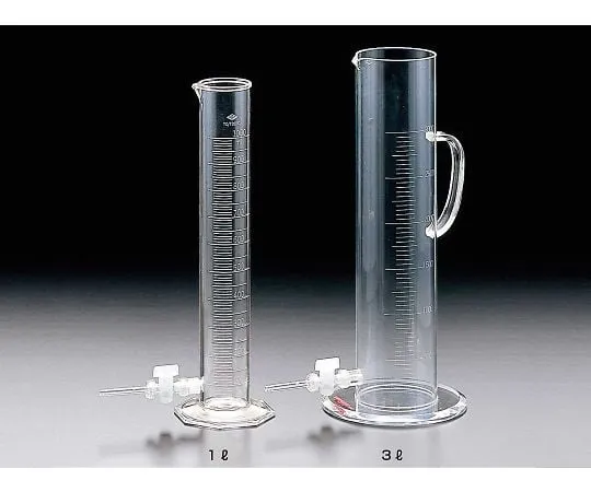 64-3693-11 Graduated Cylinder with Cock 1 L 01080
