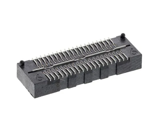 63-4816-10 Samtec QSE Series 0.8mm Pitch 40 Way 2 Row Straight PCB Socket, Surface Mount, Solder Termination QSE-020-01-L-D-A