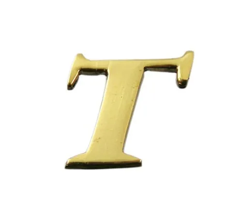 61-7430-70 Brass Gold Characters Large Characters T QL20-T