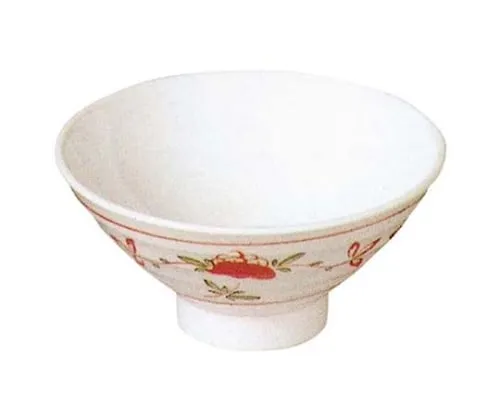 61-6834-30 Melamine Japanese Tableware Akae Rice Tea Bowl AK-4 2115700