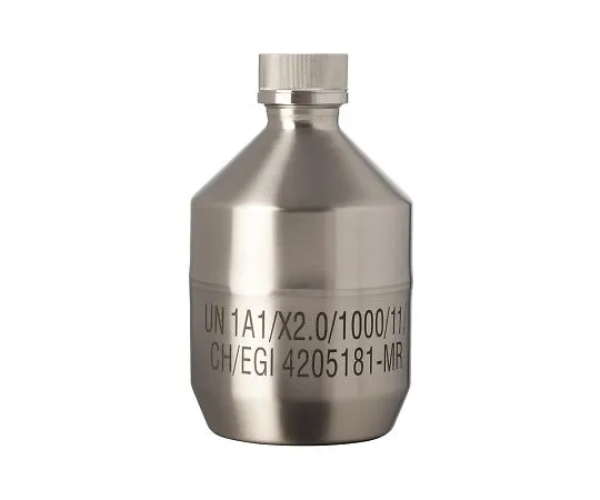 3-9185-01　［Discontinued］UN Standard Compliant Stainless Steel Bottle 1500mL　299016055