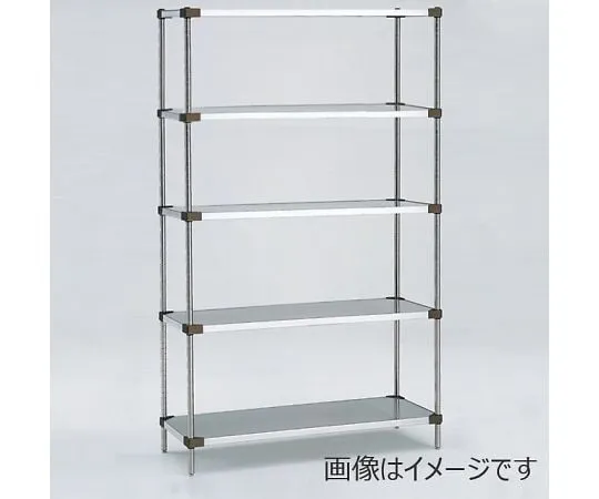 64-3467-31　［Discontinued］304 Solid Erecta Shelf AD Type W 1822 x D 461 x H 1384mm ( P ) with DB 5 stages　MSS1820ADP1390W5