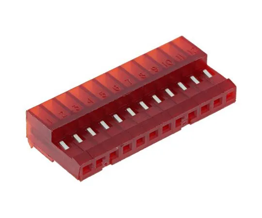 63-4860-76 TE Connectivity 12-Way IDC Connector Socket for Cable Mount, 1-Row 4-640440-2