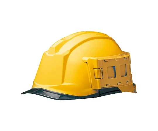 67-6634-27 PC Helmet (ID Card Holder/Windflow/Clear Visor) Yellow/Smoke SC-19PCLIDRA3-UP4-YS