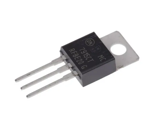 63-4843-61 ON Semiconductor, -15 V Linear Voltage Regulator, 1A, 1-Channel Negative, ±4% 3-Pin, TO-220 MC7915CTG MC7915CTG