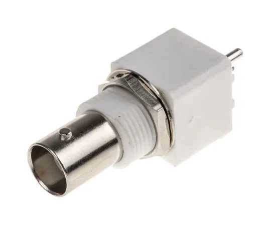 63-4858-13 RS Pro Straight 50Ω PCB Mount Bulkhead Fitting BNC Connector, jack, Nickel, Through Hole Termination 526-0279