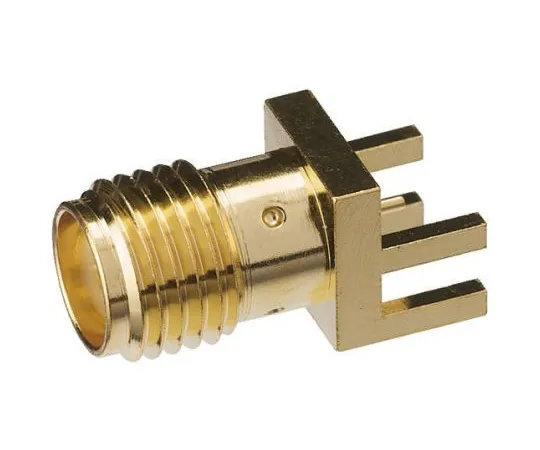 63-4926-10 Yuetsu Straight Edge Mount SMA Connector, Solder Termination 089-PE08D