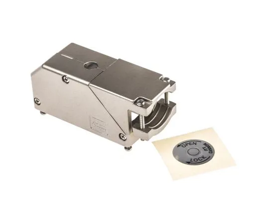 63-4767-75 ITT Cannon DL, DLM Series Metal, Polymer Right Angle D-sub Connector Backshell, 96 Way, Strain Relief 249-4517-000
