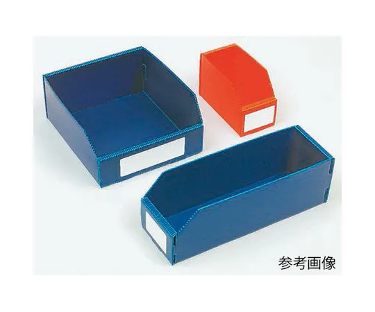 63-4893-38 RS PRO Blue PP Twinwall Storage Bin, 100mm x 100mm x 300mm 617-3211