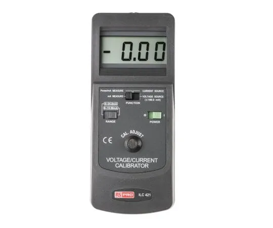 63-4671-28 RS PRO CC421-G Current & Voltage Calibrator, Max Voltage +199.9mV dc, Max Current 24mA 123-8769