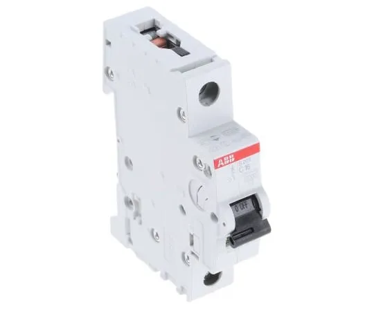 63-4825-09 ABB System M Pro S200 MCB Mini Circuit Breaker 1P, 16 A, 6 kA, Curve C 2CDS251001R0164 - S201C16