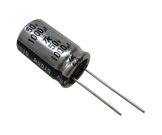 63-4690-43 Toshin Kogyo 1000μF 50V dc Aluminium Electrolytic Capacitor, Through Hole 17 (Dia.) x 27mm +85°C 17mm 7.5mm 1HUTSJ102M0