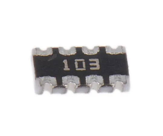 63-4853-12 Bourns CAT16 Series 10kΩ ±5% Isolated SMT Resistor Array, 4 Resistors, 0.25W total 1206 (3216M) package Concave CAT16-103J4LF