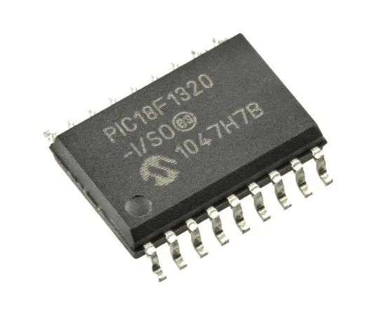 63-4804-91 Microchip PIC18F1320-I/SO, 8bit PIC Microcontroller, 40MHz, 8 kB, 256 B Flash, 18-Pin SOIC PIC18F1320-I/SO