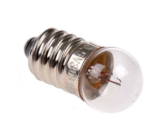 63-4918-68 E10 Indicator Light, Clear, 3.5 V, 300 mA, 1000h 655-9160