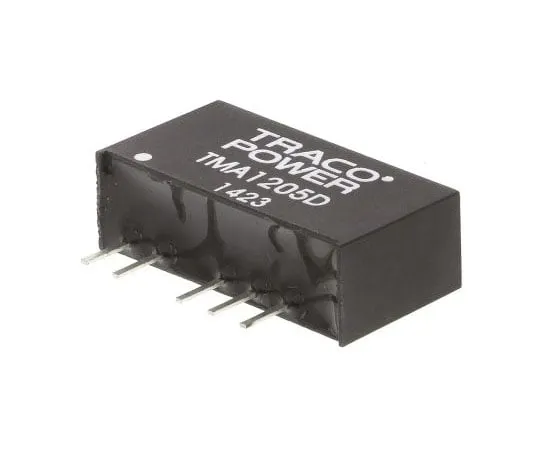 63-4721-52 TRACOPOWER TMA 1W Isolated DC-DC Converter Through Hole, Voltage in 10.8 → 13.2 V dc, Voltage out ±5V dc TMA 1205D