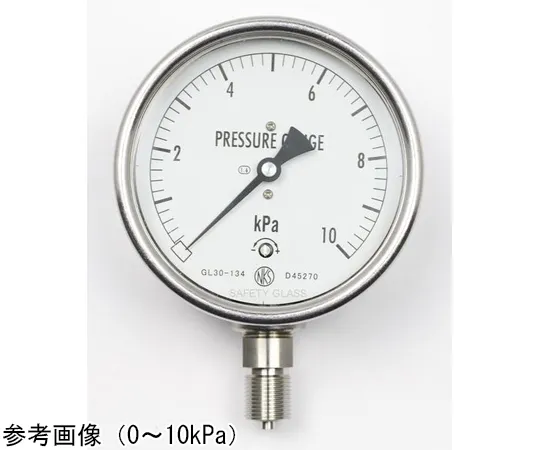 65-4318-99-20 Stainless Steel Case Microbarometer (100Φ) with 10 kPa Inspection Certificate GL30-134