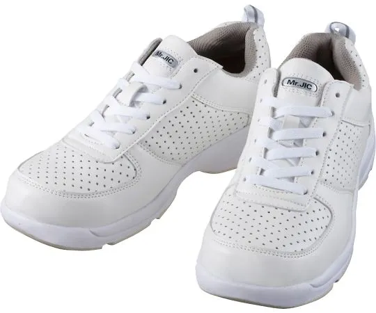 64-0992-08　［Discontinued］Safety Shoes Lace-Up Type White x White 24.0 cm　S8051R