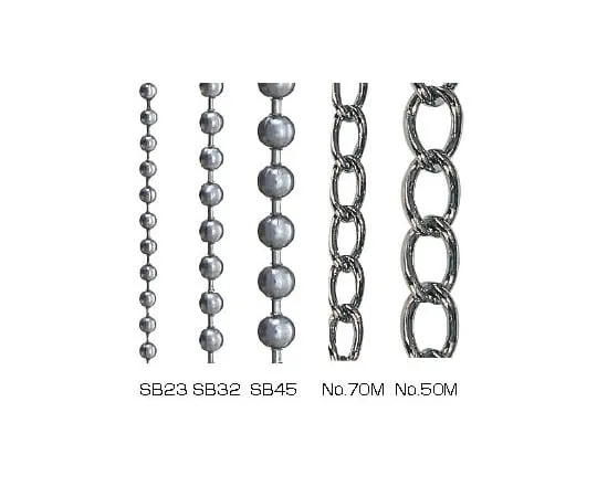 63-2812-63 Stainless Steel Ball Chain 30 m Roll No.45