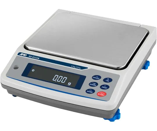 65-2770-88-20 Dustproof/Waterproof Type Built-in Weight for Calibration Medium Grade Balance 8.2 kg x Minimum Display 0.01 g with Calibration Certificate GX-8202M