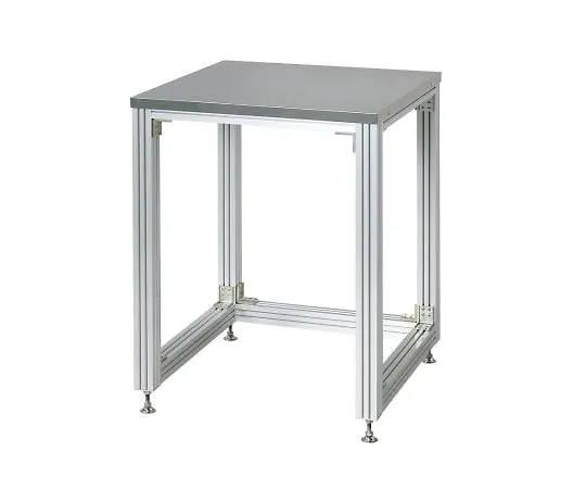 3-111-01　［Discontinued］Aluminum Frame Equipment Table Three-Way Frame