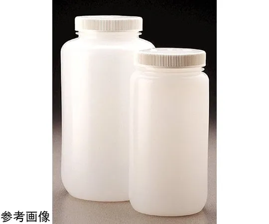 64-7656-55 Wide Mouth Round Bottle (PPCO) 2 L 2121-0005JP